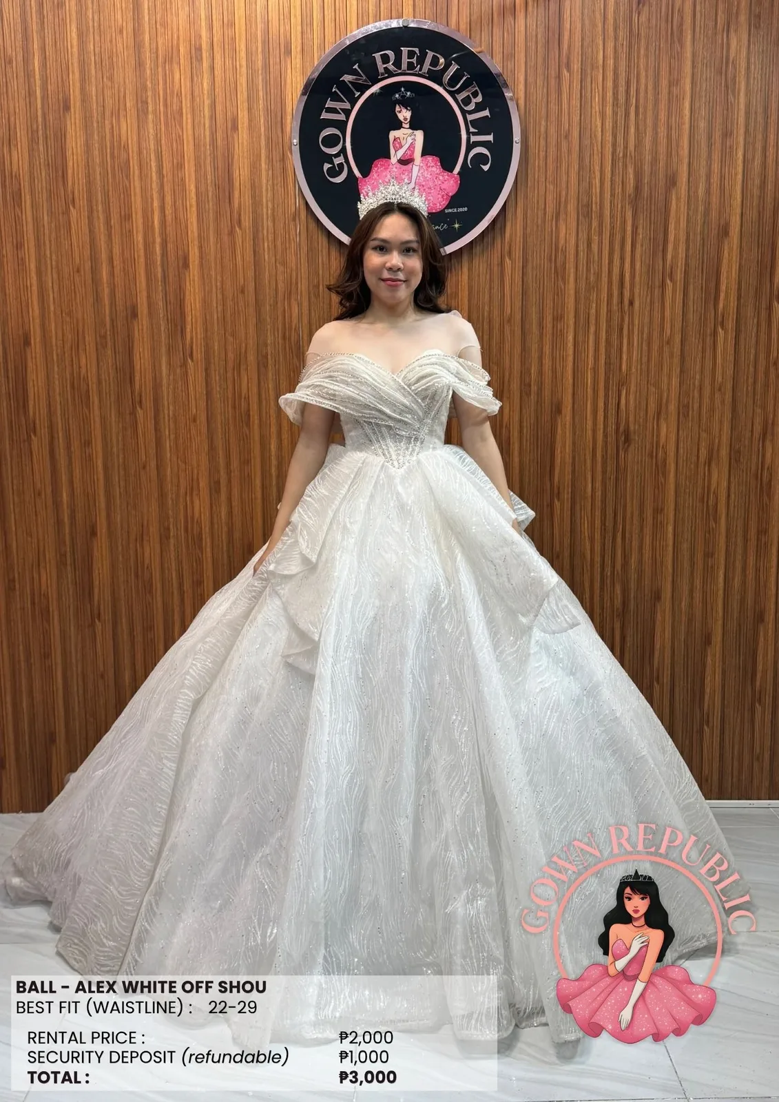 Ball Gowns: White 286